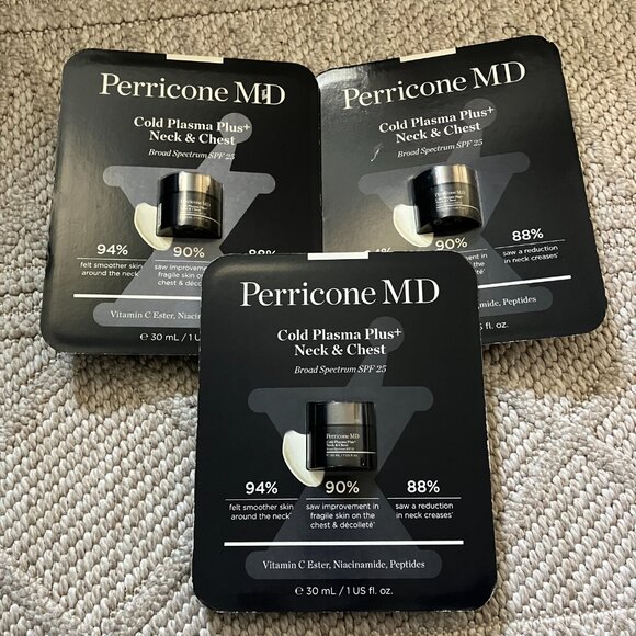 3 NWT Cold Plasma Plus+ Neck & Chest Broad Spectrum SPF 25 - Picture 1 of 5